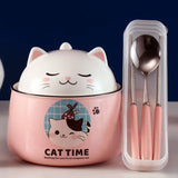 Set Complet Bol Kawaii "Cat Times" - NAOMICHI™