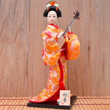 Figurine Geisha Japonaise Shamisen