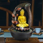 Fontaine à eau Japonaise Bouddha Doré - KÔAN™