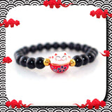 Maneki Neko Bracelet Perles - FUKU™