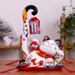 Maneki Neko Chat Feng Shui Céramique - IKIGAI™