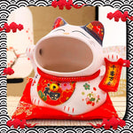 Maneki Neko Chat Gourmand Céramique - IKIGAI™